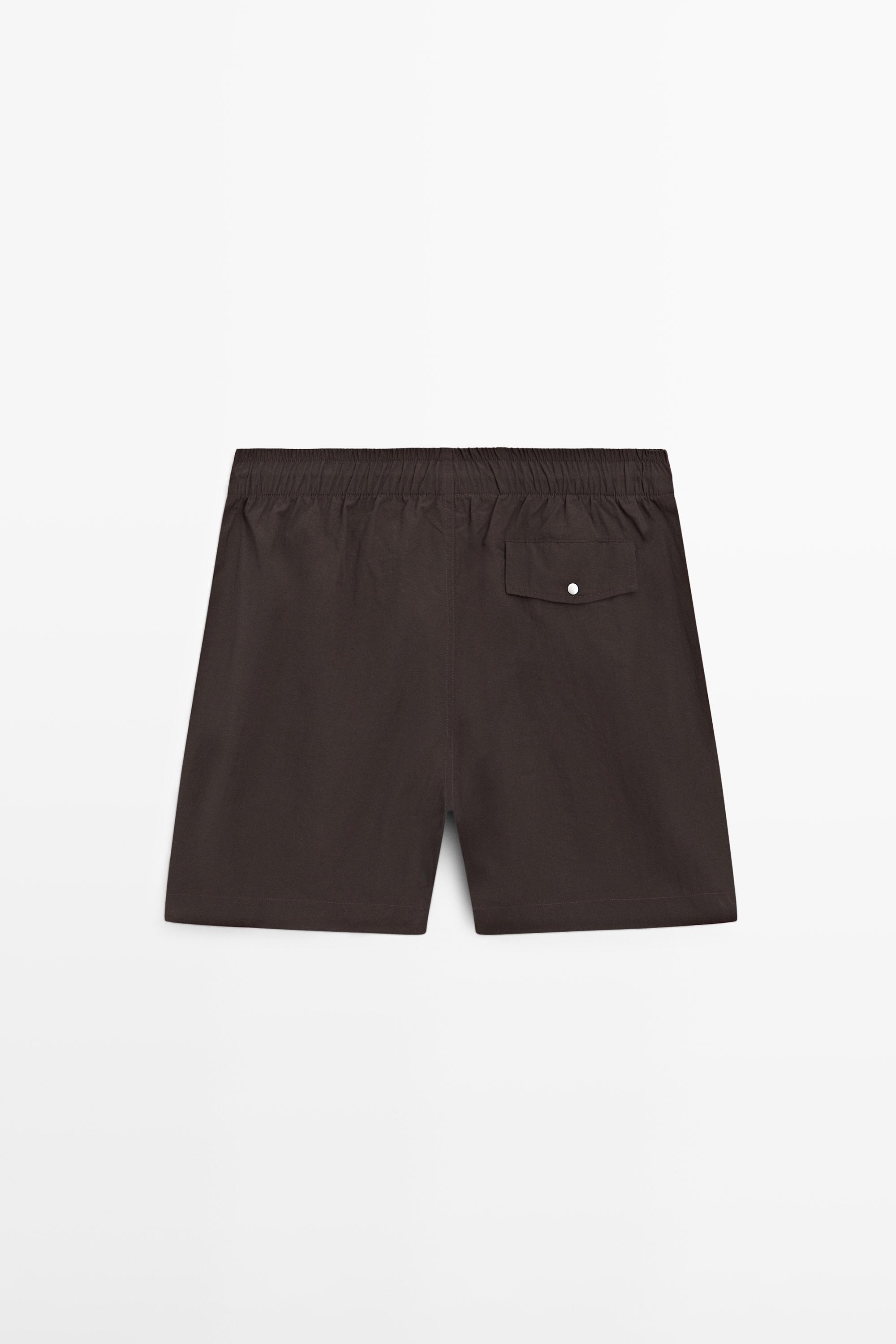 Solid Swim Trunks